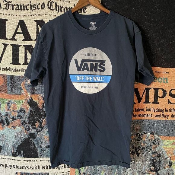 衝撃特価 Logo Circle etavirp Tee XL Blue) × (Gray Tシャツ